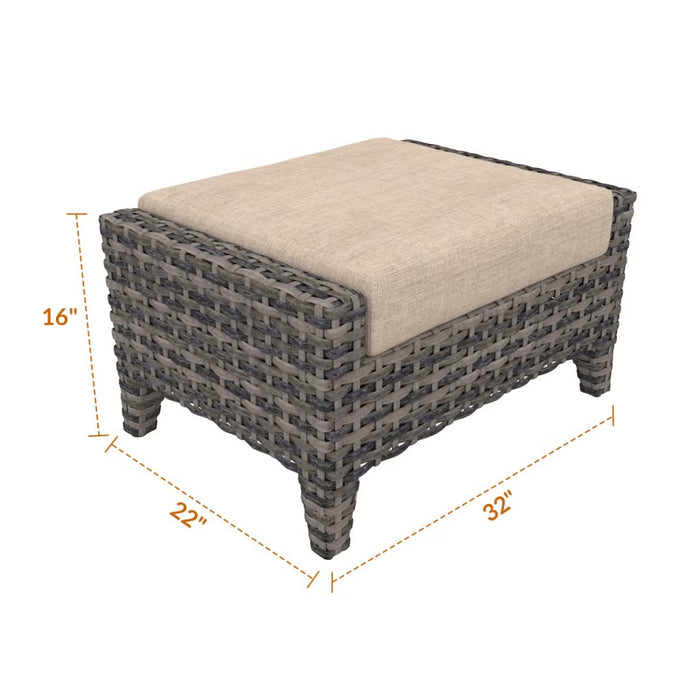 Forever Patio Cavalier 4-Piece All-Weather Wicker Conversation Set