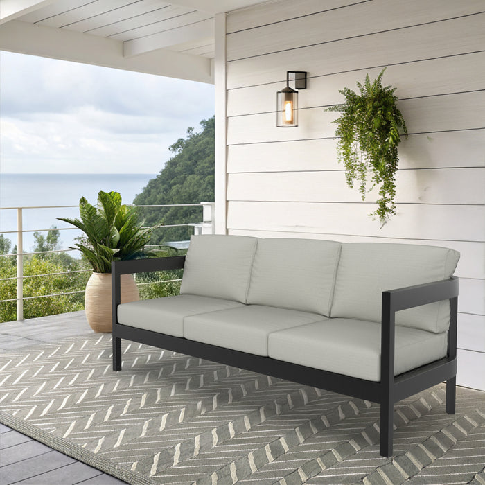 Forever Patio Chesapeake Bay 5 Piece Aluminum Wicker Outdoor Conversation Set