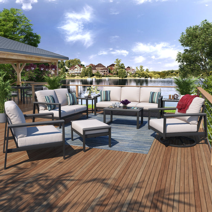 Forever Patio Hanover 7 Piece Ultimate Patio Set