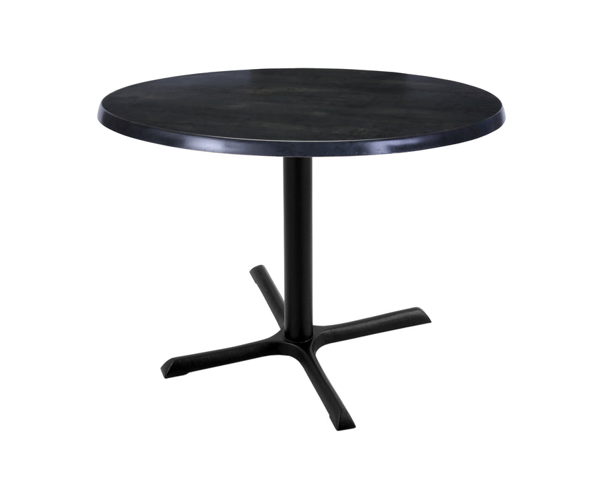 Holland Bar Stool 30" & 36" Round Laminate Outdoor / Indoor Bar Height Table with Cross Base