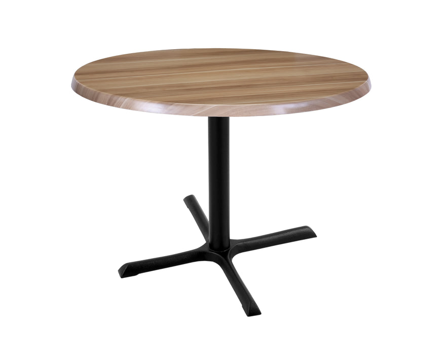 Holland Bar Stool 30" & 36" Round Laminate Outdoor / Indoor Bar Height Table with Cross Base