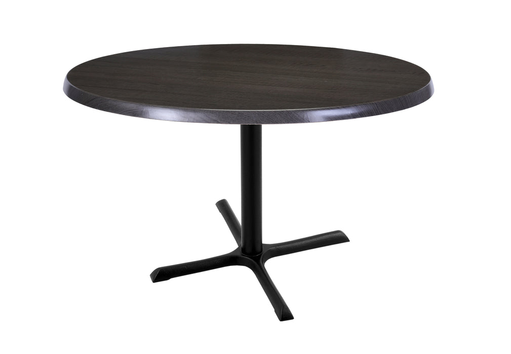 Holland Bar Stool 30" & 36" Round Laminate Outdoor / Indoor Bar Height Table with Cross Base