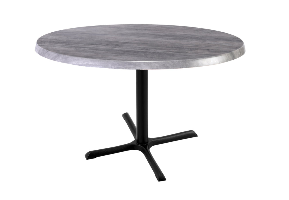Holland Bar Stool 30" & 36" Round Laminate Outdoor / Indoor Bar Height Table with Cross Base