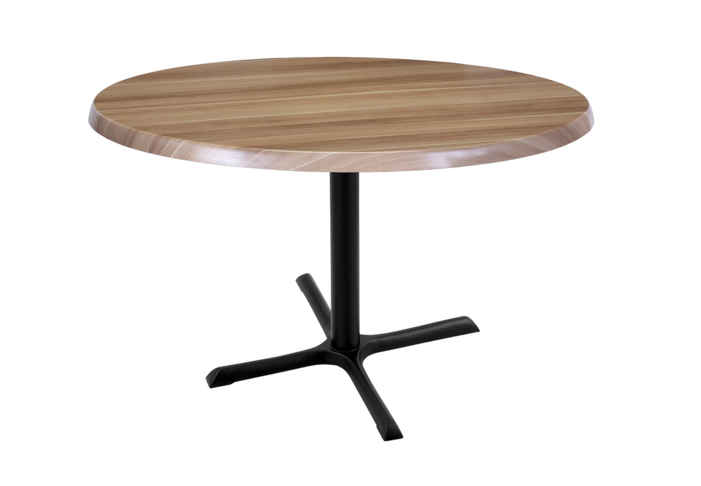 Holland Bar Stool 30" & 36" Round Laminate Outdoor / Indoor Bar Height Table with Cross Base