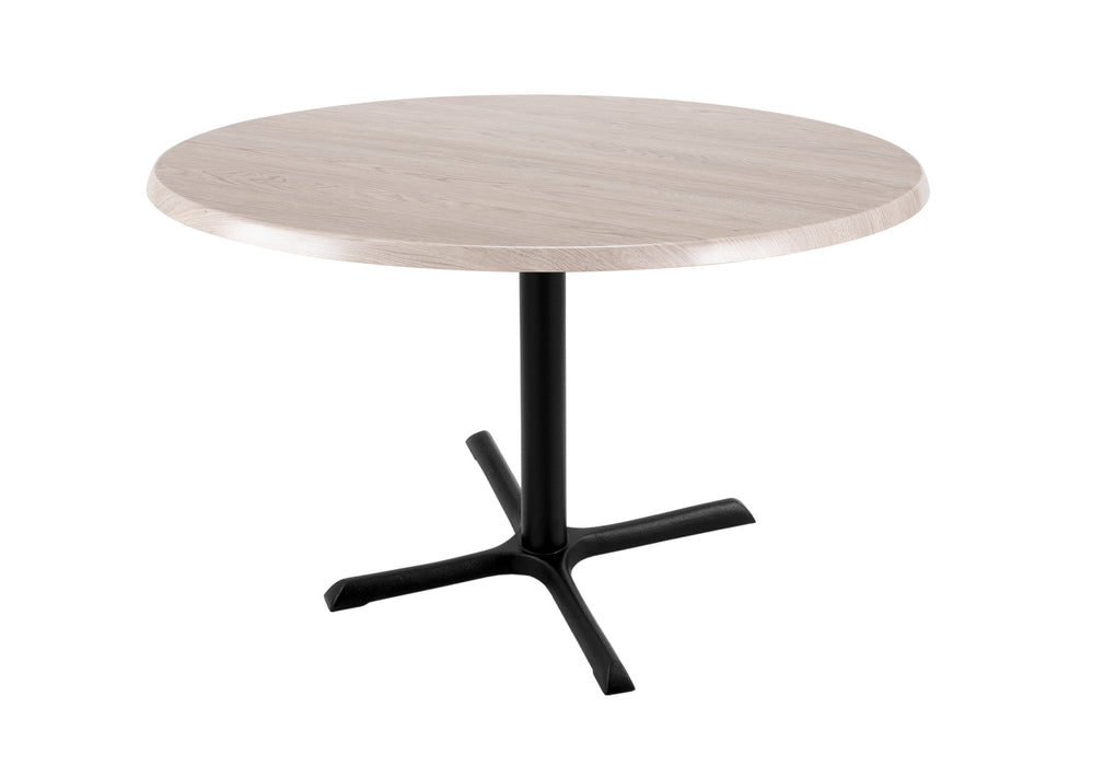 Holland Bar Stool 30" & 36" Round Laminate Outdoor / Indoor Bar Height Table with Cross Base