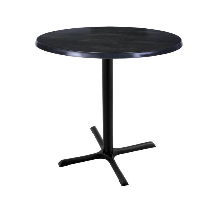 Holland Bar Stool 30" & 36" Round Laminate Outdoor / Indoor Bar Height Table with Cross Base