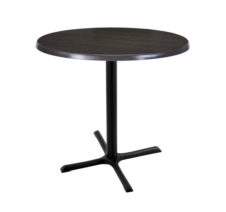 Holland Bar Stool 30" & 36" Round Laminate Outdoor / Indoor Bar Height Table with Cross Base