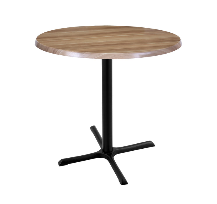 Holland Bar Stool 30" & 36" Round Laminate Outdoor / Indoor Bar Height Table with Cross Base
