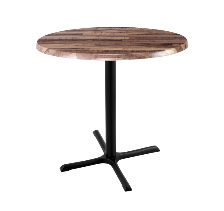 Holland Bar Stool 30" & 36" Round Laminate Outdoor / Indoor Bar Height Table with Cross Base