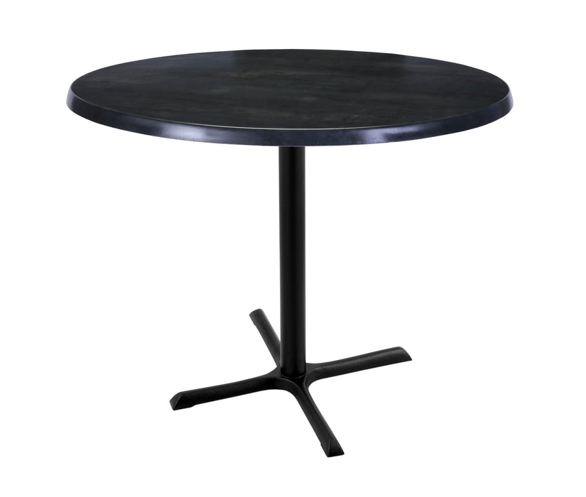 Holland Bar Stool 30" & 36" Round Laminate Outdoor / Indoor Bar Height Table with Cross Base