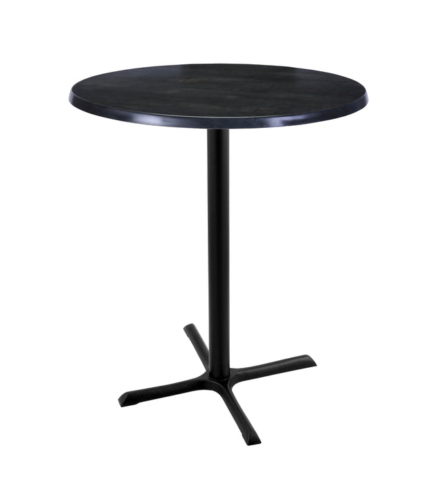 Holland Bar Stool 30" & 36" Round Laminate Outdoor / Indoor Bar Height Table with Cross Base
