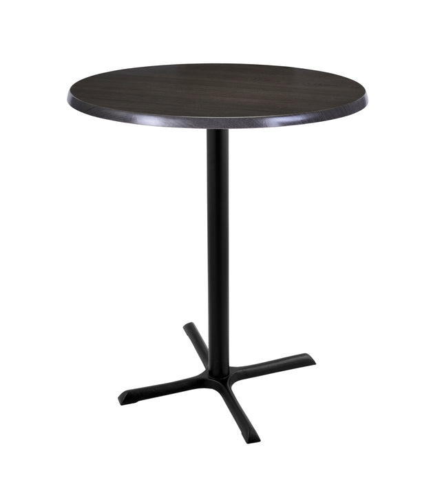 Holland Bar Stool 30" & 36" Round Laminate Outdoor / Indoor Bar Height Table with Cross Base