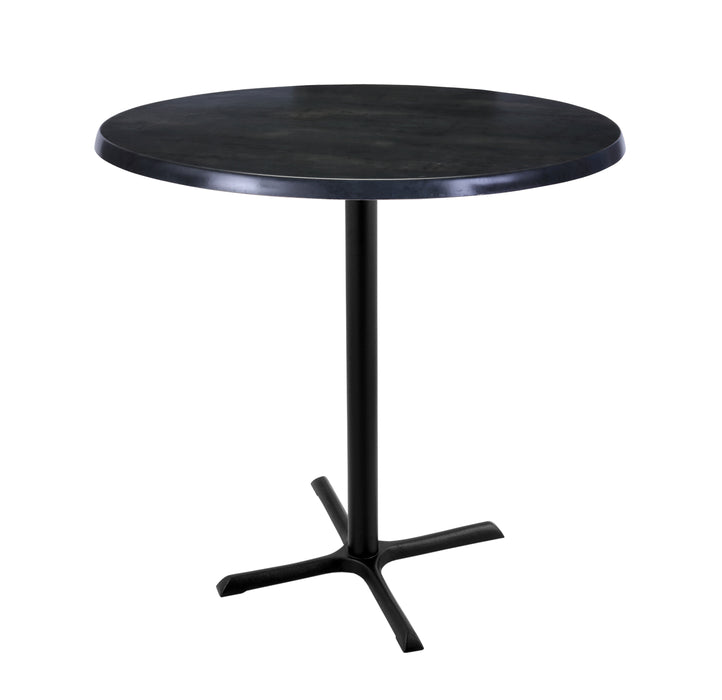 Holland Bar Stool 30" & 36" Round Laminate Outdoor / Indoor Bar Height Table with Cross Base