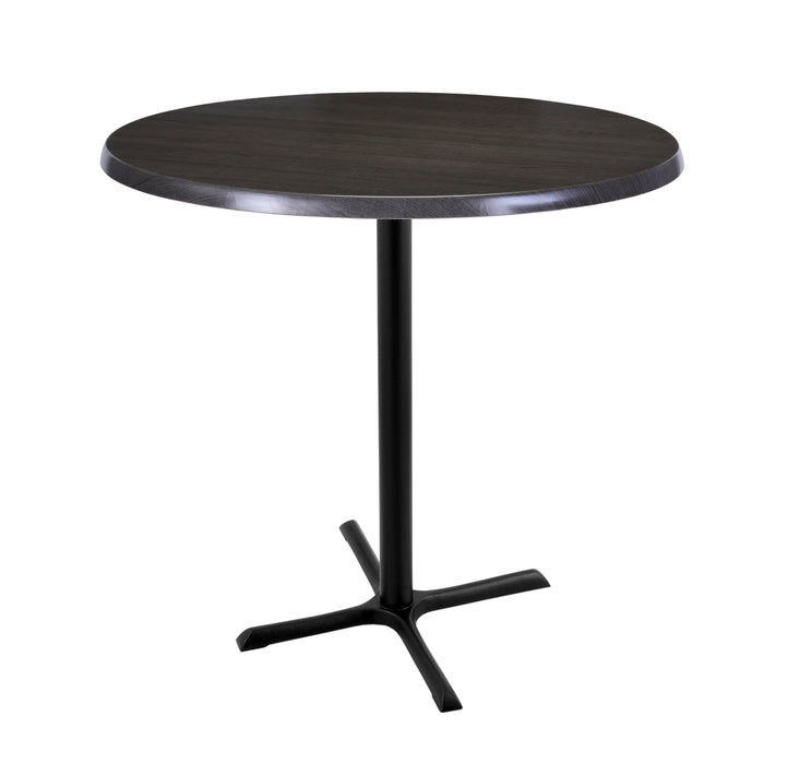 Holland Bar Stool 30" & 36" Round Laminate Outdoor / Indoor Bar Height Table with Cross Base