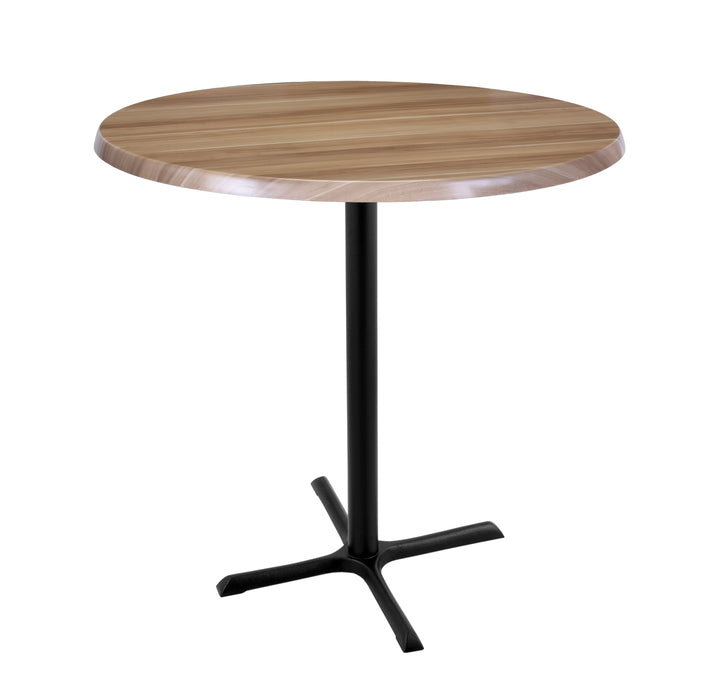 Holland Bar Stool 30" & 36" Round Laminate Outdoor / Indoor Bar Height Table with Cross Base
