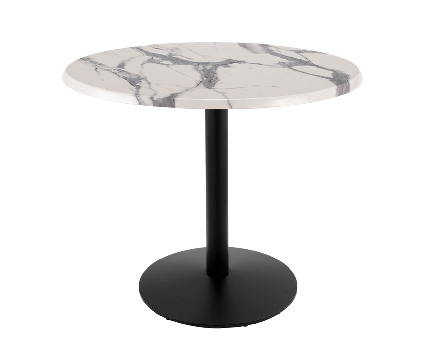 Holland Bar Stool 30" & 36" Round Laminate Outdoor / Indoor Bar Height Table with Round Base