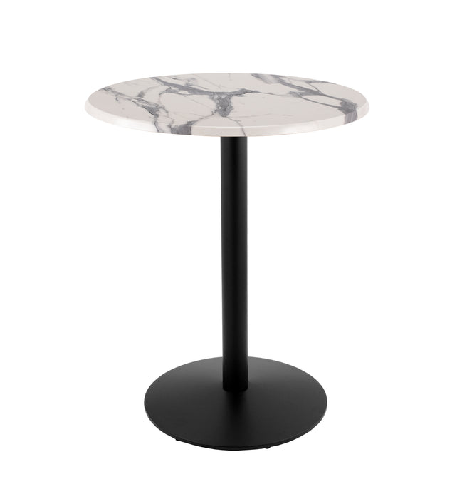 Holland Bar Stool 30" & 36" Round Laminate Outdoor / Indoor Bar Height Table with Round Base