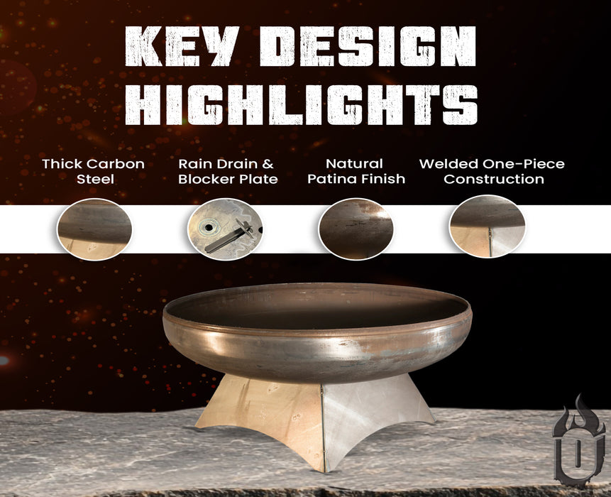 Ohio Flame Liberty Fire Pit with Standard Base