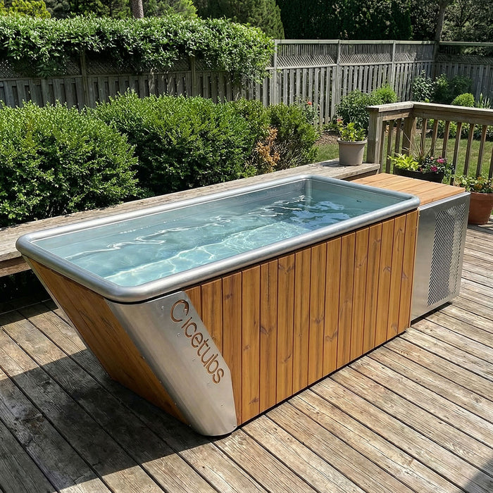Icetubs IceBath Coldtherapy Bath, Thermowood & Stainless Cold Therapy Immersion